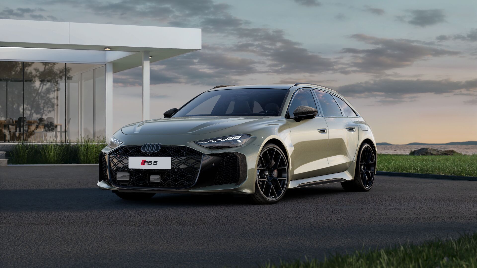 Audi RS 5 Avant tiptronic Vert Oak Nacré Audi exclusive — Configuration officielle du véhicule en arrivage
