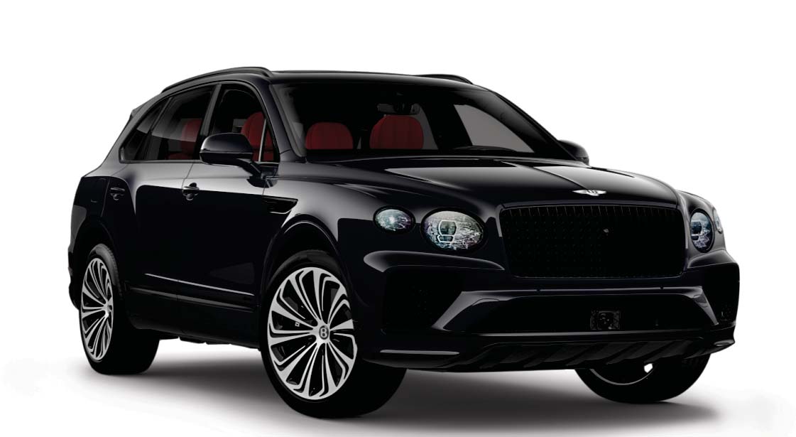 Bentley Bentayga Azure Onyx avec intérieur Mandarin et étriers Mandarin — Configuration officielle du véhicule en arrivage
