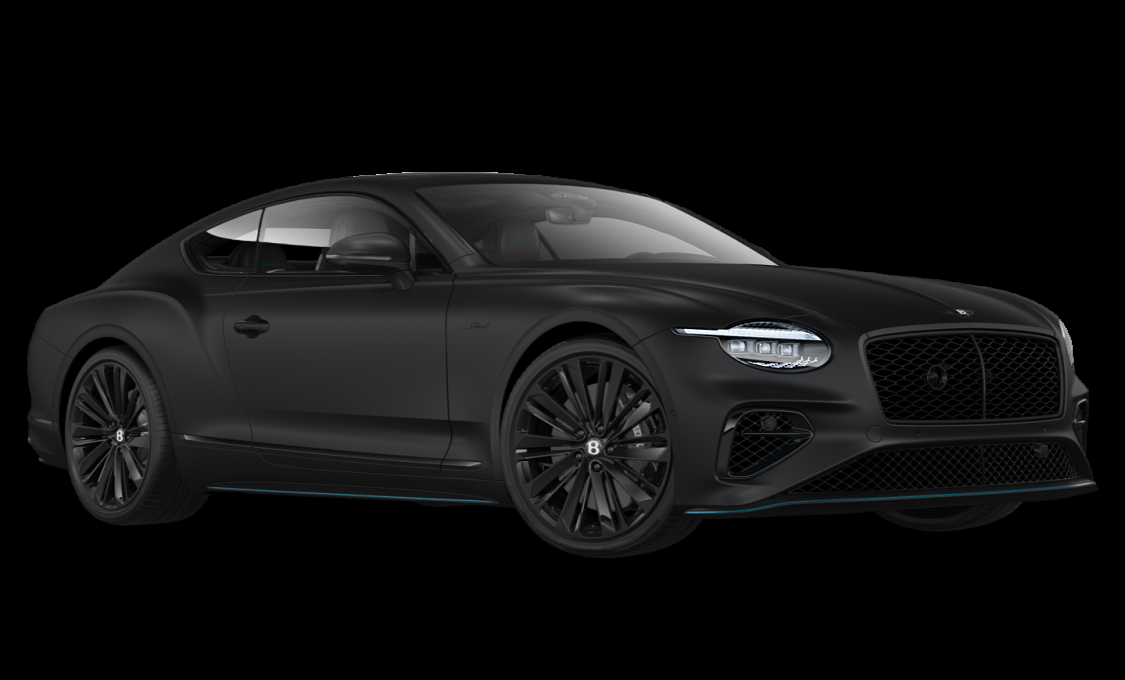 Bentley Continental GT Speed V8 Hybrid Royal Ebony Satin by Mulliner — visuel officiel Bentley